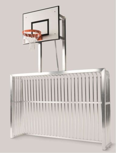 Branka s basketbalem 3,0 x 2,0 m do zemních pouzder, celosvařovaná