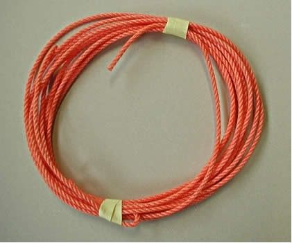 Obvodové lano PE 6 mm, volné, oranžové