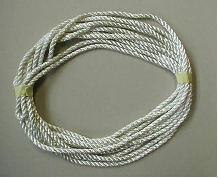 Obvodové lano PA 8 mm, volné, bílé