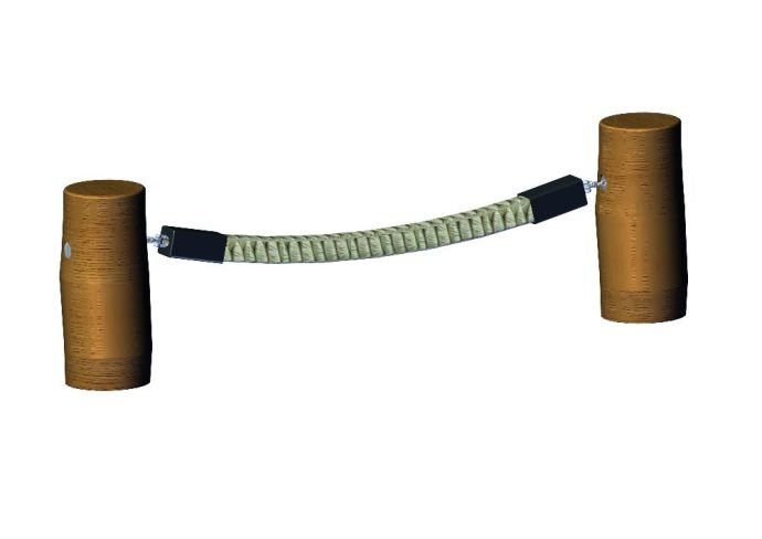 Pochůzné lano PP, šíře ø 160 mm