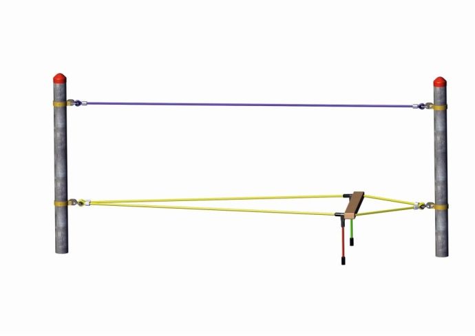 Haiger provazové lano, pro akátové sloupky
