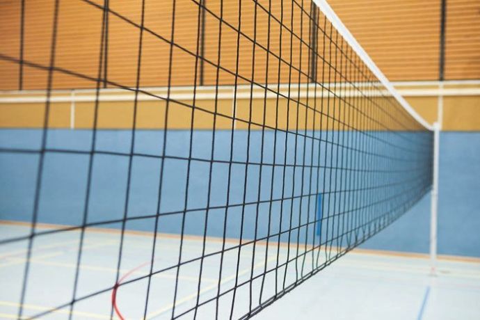 Volejbalová tréninková síť PP 3 mm, černá, lano kevlar