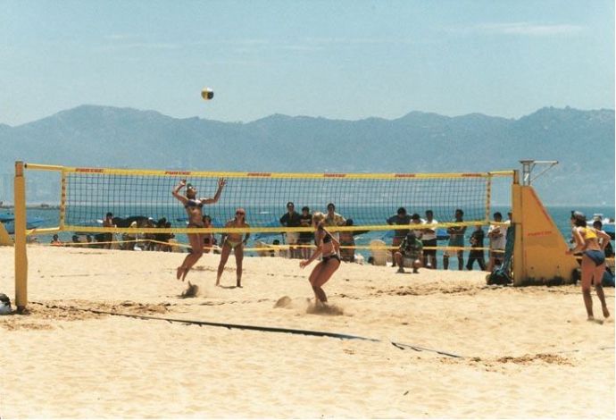 Beachvolejbalová síť PES 3 mm, pro hřiště 9 x 18 m