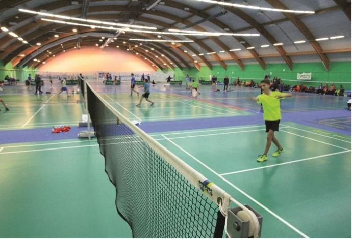 Badmintonová síť Perfect PP 1,8 mm, černá, délka na přání