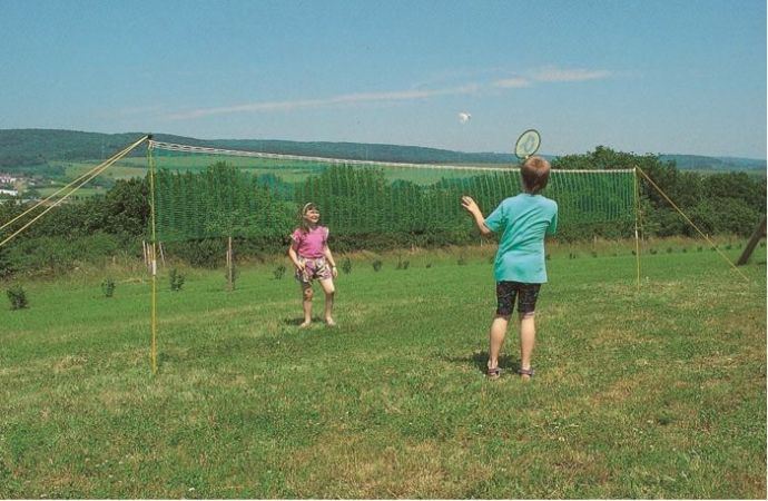 Badmintonová sada, vpletené tyčky