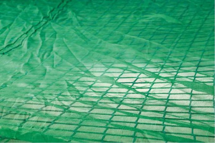 Prodyšná lešenářská plachta HDPE 100 g/m2, 10,0 x 12,0 m, zelená