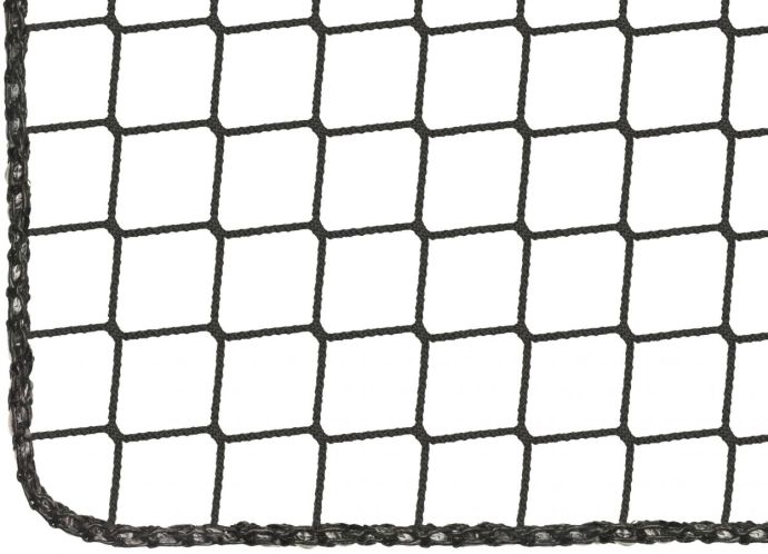 Branková síť na míru, síla PP 4 mm, oko 45 mm, černá
