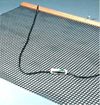 Náhradní tenisová zametací síťovina 2,00 x 1,50 m, oko 2 x 2 cm, černá