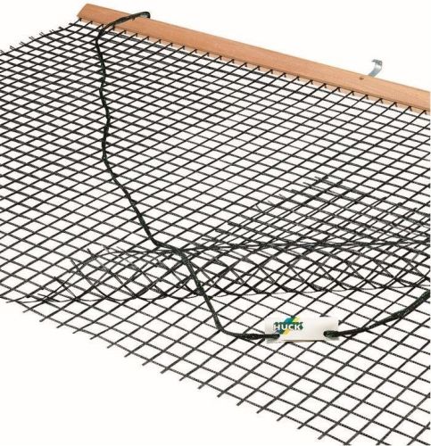 Náhradní tenisová zametací síťovina 2,00 x 1,50 m, oko 4 x 4 cm, dvouvrstvá, černá
