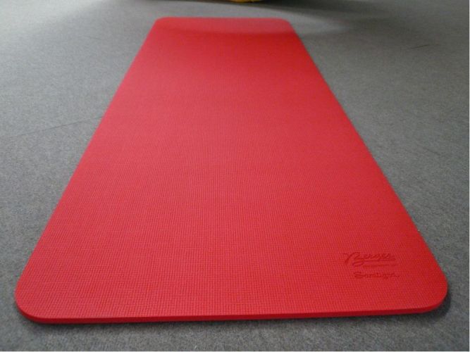 Gymnastická podložka Special 185x70x1 cm, červená