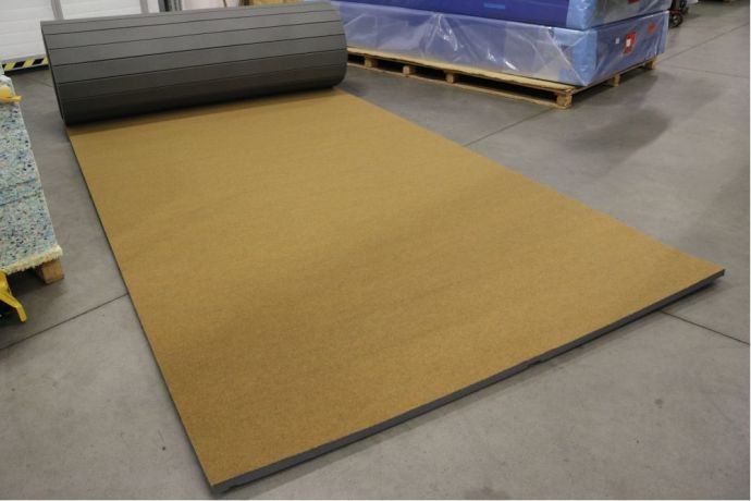 Gymnastický koberec Rollflex 1200x200x3,5 cm, žlutý