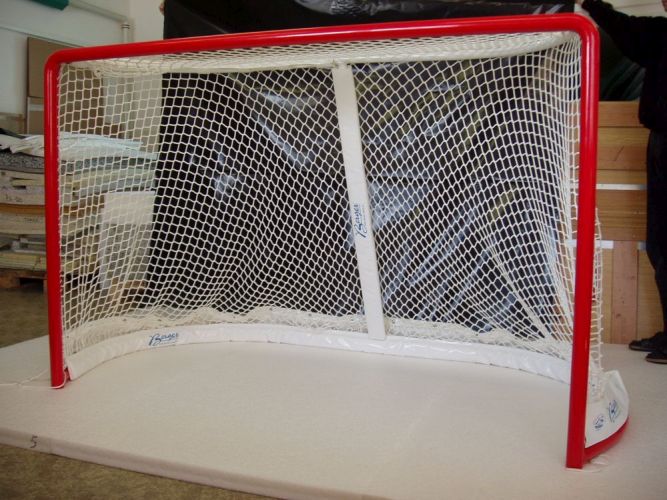 Ochrana spodní konstrukce hokejové branky 3,40 m, bílá