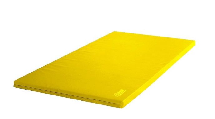 Žíněnka Classic extralehká 200x100x4 cm, PE, žlutá, poutka