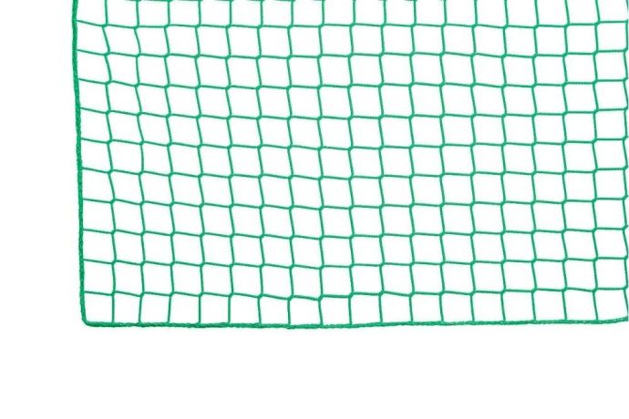 Ochranná sieť PP 3,0 mm, oko 45 mm, zelená, nehorľavá úprava