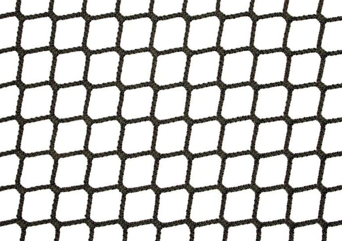 Ochranná sieť PP 4,0 mm, oko 30 mm, čierna