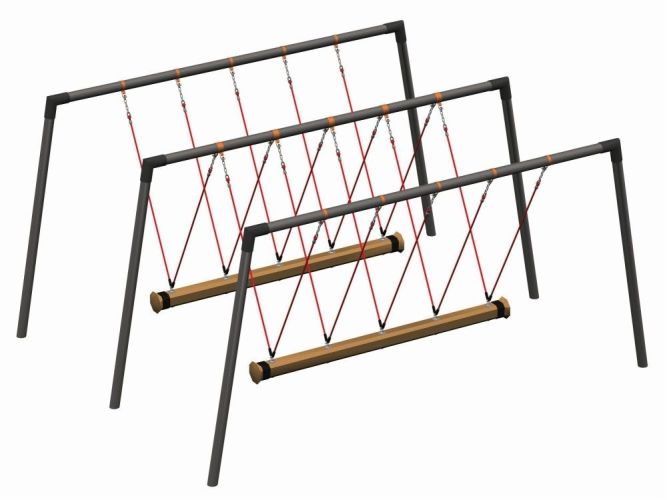 Super-Tampen-Swinger Mini - 4 miestna, dvojitá