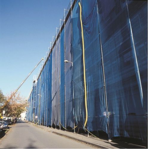 Ochranná sieť na lešenie PE 50 g/m2, 2,57 x 20,0 m, modrá