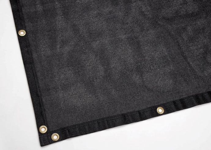 Priedušná plachta PE 240 g/m2, čierna
